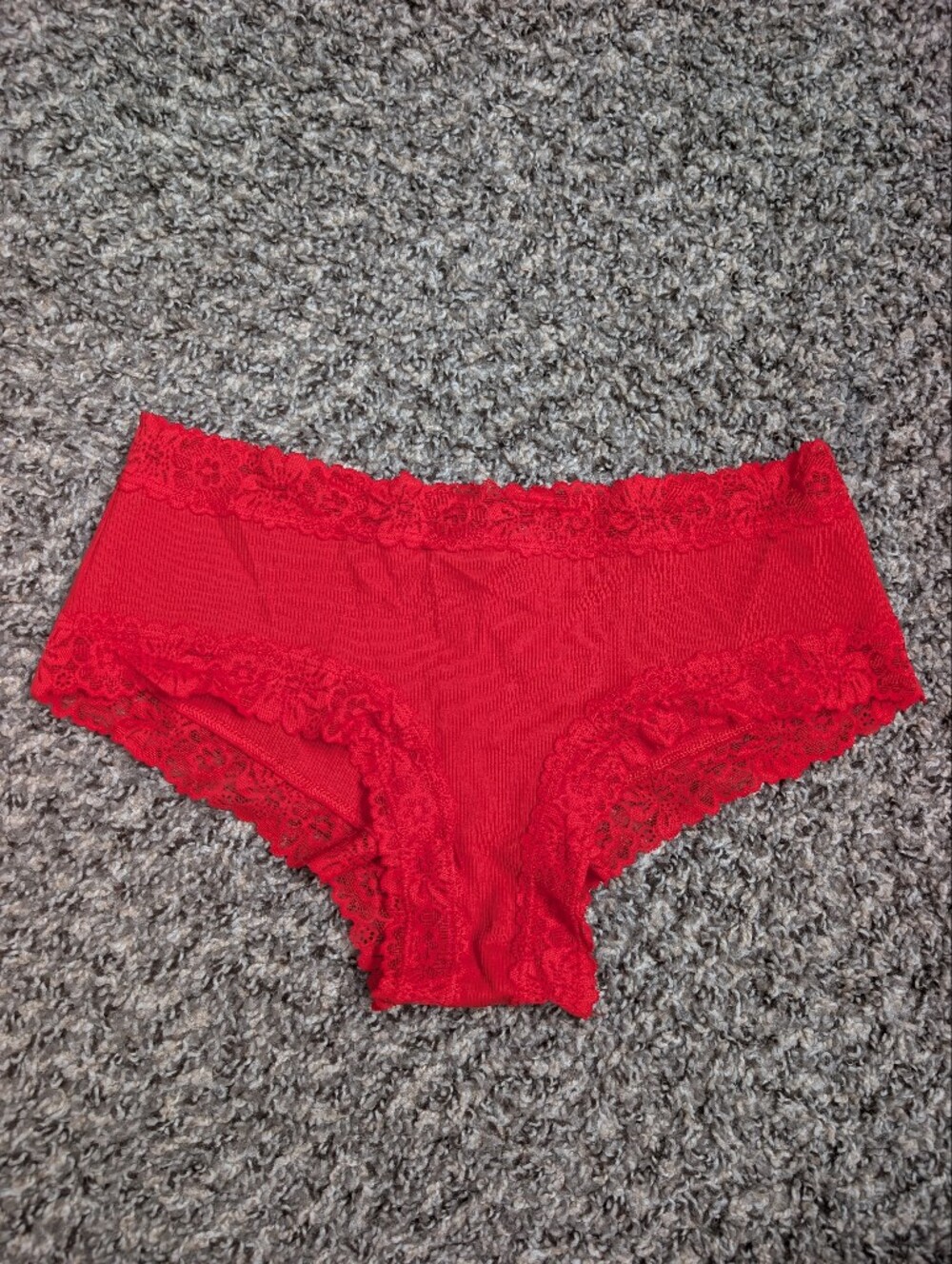Victoria's Secret Red Lace Bikini Panty